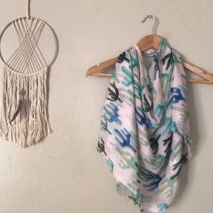 Sheer Cactus scarf